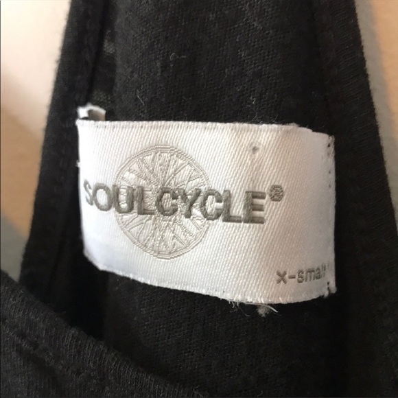 Soul Cycle Tank Top Black with Gold Lettering - Picture 3 of 12